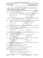 Tuyển tập các dạng toán chuyên đề hình OXY có đáp án