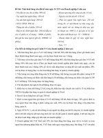 Bài tập tài chính doang nghiệp có đáp án