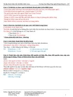 Đề cương câu hỏi ôn tập hệ điều hành Linux