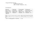 Đề thi Tin Học 7 đề 1 HK-II 2010-2011