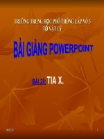bài 28: TIA X