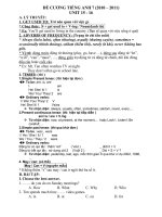 DE CUONG LOP 7 UNIT 15,16