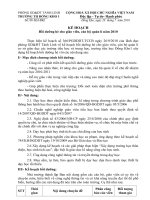 Kế hoạch bồi dưỡng chuyên môn nghiệp vụ hè