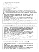 BÀI TRẮC NGHIỆM 70 NĂM ĐỘI TA LỚN LÊN CÙNG ĐẤT NƯỚC