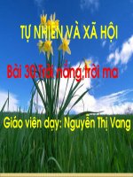 Bai 30:troi nang,troi mua