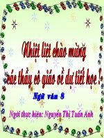 Văn 8 - noi giam noi tranh