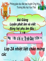 Bài giảng phát âm đúng hai phụ âm đầu l-n