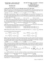 ĐỀ THI THỬ THPT CHUYÊN NGUYỄN HUỆ