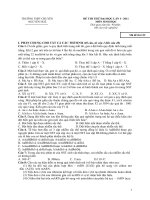 ĐỀ THI THỬ THPT CHUYÊN NGUYỄN HUỆ SINH