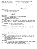 Đề thi HS giỏi lớp 9 NH: 10- 01