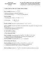 ĐỀ THI THỬ TN 2011 CÓ ĐÁP ÁN