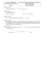 Đề thi vào 10 chuyên Bình Định - đề số 6