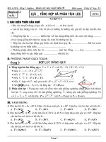 Bài tập TN động lực học chất điểm - 10NC