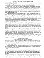 Tài liệu ôn tập cho hoc sinh lớp 9