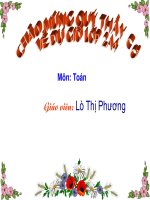 toán lớp 2 tuần 29 So sánh số có ba chứ số