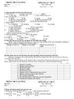 Đề KT 1t số 4 Khối 6,7,8,9