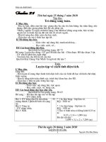 giáo án 5 tuần 21 - 35 sáng