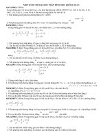 MỘT SỐ ĐỀ THI ĐẠI HỌC PHẦN HH KHÔNG GIAN