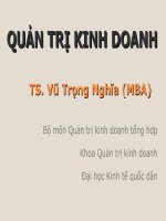 Chuong 1 Nhập môn quản trị kinh doanh