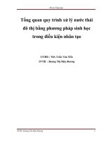 Tổng quan quy trình xử lý nước thải đô thị bằng phương pháp sinh học trong điều kiện nhân tạo