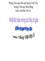 Bai LTVC:On tap ve giai nghia cau.