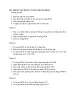 CÂU HỎI ÔN TẬP MÔN TƯ TƯỞNG HỒ CHÍ MINH