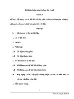 Bài thảo luận  Xây dựng cơ sở dữ liệu về cấp giấy chứng nhận quyền sử dụng đất ở, sở hữu nhà và tài sản gắn liền với đất.