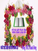 Tiết 96: Luyện tập- Tìm giá trị phân số của một số cho trước