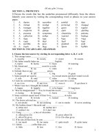 de kiem tra tieng anh 7 nam hoc 2011