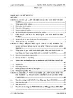 luận văn quản trị chất lượng Giải pháp nâng cao chất luợng cho vay đối với hộ nghèo tại Ngân hàng Chính sách xã hội tỉnh Cao Bằng.DOC