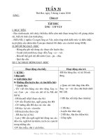 Giáo án lớp 4 CKTKN tuần 31