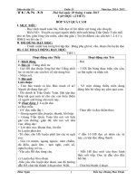 Giáo án lớp 2 năm học 2014 - 2015 CKT tuần 33