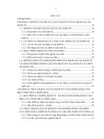 Nghiên cứu, đánh giá hiện trạng và xác định cơ cấu kinh tế vùng đồng bằng ven biển tỉnh Thừa Thiên Huế giai đoạn 2011- 2015 và tầm nhìn 2020