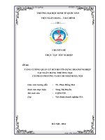 Tăng cường quản lý rủi ro tín dụng doanh nghiệp tại ngân hàng thương mại cổ phần Phương Nam chi nhánh Hà Nội