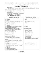 Giáo án tuần 32 lớp 1