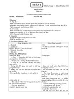 Giáo án lớp 3 Chuẩn KTKN tuần 4