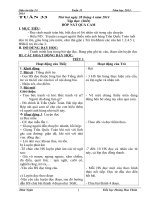 Giáo án lớp 2 năm học 2014 - 2015 chuẩn kiến thức tuần 33