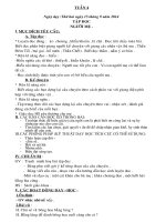 Giáo án lớp 3 năm học 2014 - 2014 Chuẩn KTKN  tuần 4