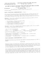 đề thi HSG tiếng anh 9