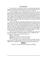 luận văn quản trị chất lượng Giải pháp nâng cao chất lượng sản phẩm của công ty TNHH HUY DU