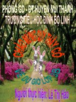 TĐ3: Bài hát trồng cây(Tuần 31)-soạn kĩ: