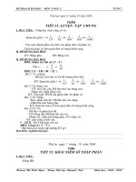 Giáo án môn toán lớp 5 tuần 7