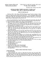 Kế hoạch phát triển giáo dục và đào tao