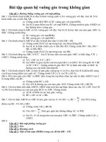 BÀI TẬP QH VUÔNG GÓC(Đầy đủ)