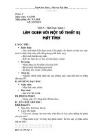 Tiết 08 - Bài thực hành 1