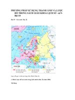 PHƯƠNG PHÁP SỬ DỤNG TRANH ẢNH VÀ LƯỢC ĐỒ TRONG SÁCH GIÁO KHOA LỊCH 9 Bai 10