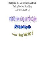 Bai LTVCOn tap ve giai nghia cau