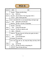 Giáo án lớp 5 chuẩn tuần 25