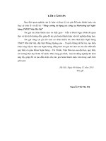 Tăng cường sử dụng các công cụ Marketing tại Ngân hàng TMCP Nhà Hà Nội