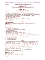 Giáo án lớp 2 CKT tuần 33